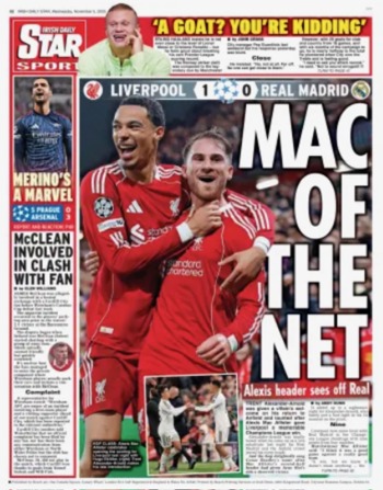 Irish Daily Star Backpage