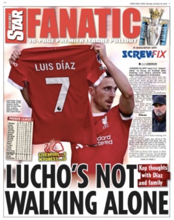 Irish Daily Star Fanatic Cover