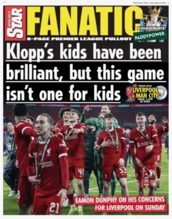 Irish Daily Star Fanatic Cover