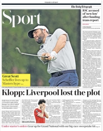 Irish Daily Telegraph Backpage