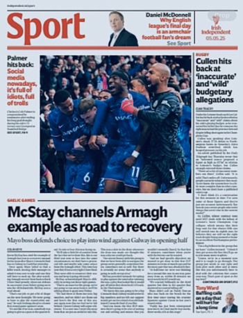 Irish Independent Backpage