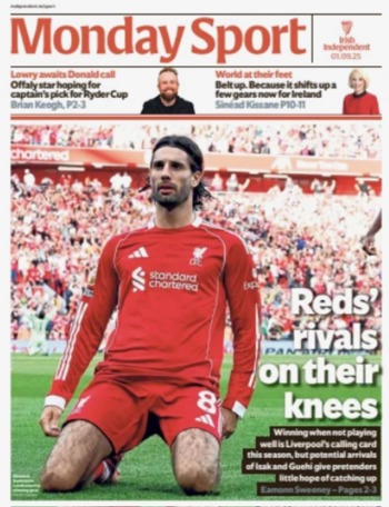 Irish Independent Backpage