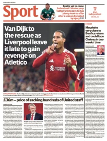 Irish Independent Backpage