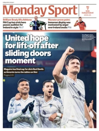 Irish Independent Backpage