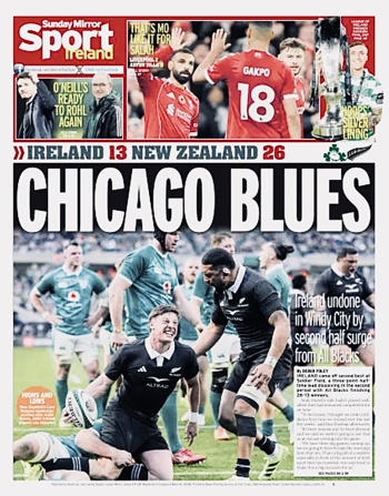 Irish Sunday Mirror Backpage