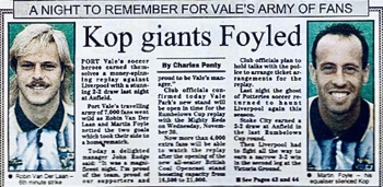 Kop Giants Foyled