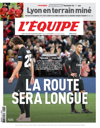 L'Equipe Sports Page