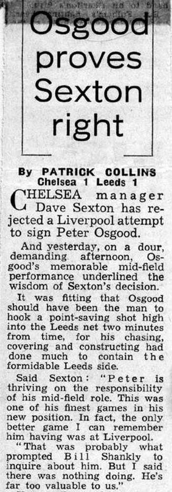 LFC Attempt To Sign Osgood