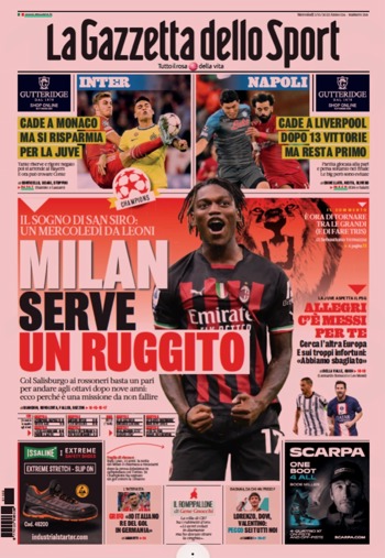 La Gazette Dello Sport Cover