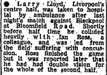 Larry Lloyd Injury