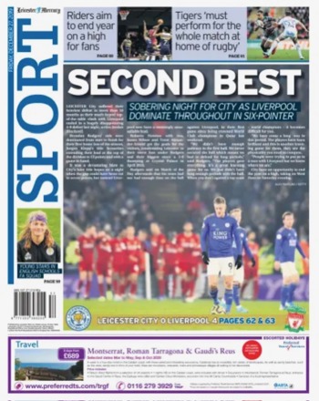 Leicester Mercury Backpage