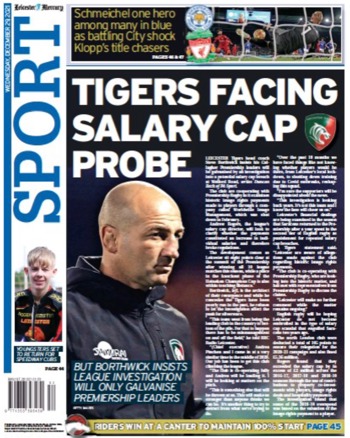 Leicester Mercury Backpage