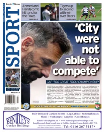 Leicester Mercury Backpage
