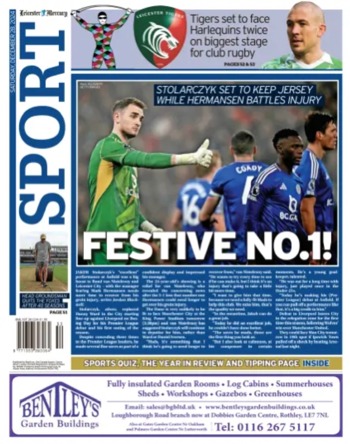 Leicester Mercury Backpage (28 Dec 2024)