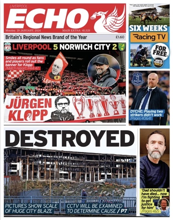 Liverpool Echo Frontpage