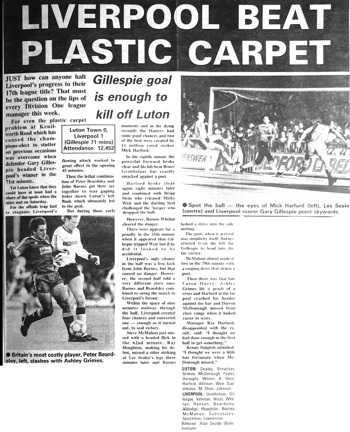 Liverpool Beat Plastic Carpet