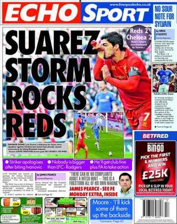 Liverpool Echo Backpage