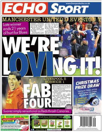 Liverpool Echo Backpage