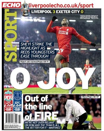 Liverpool Echo Backpage
