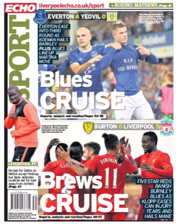 Liverpool Echo Backpage