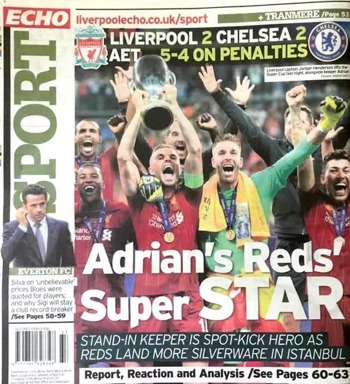 Liverpool Echo Backpage