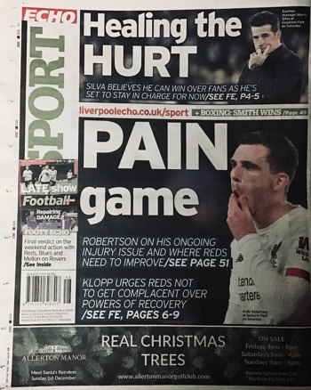 Liverpool Echo Backpage