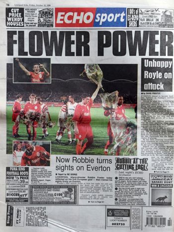 Liverpool Echo Backpage