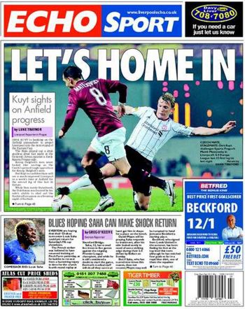 Liverpool Echo Backpage