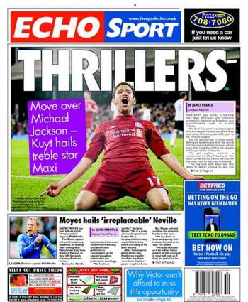 Liverpool Echo Backpage