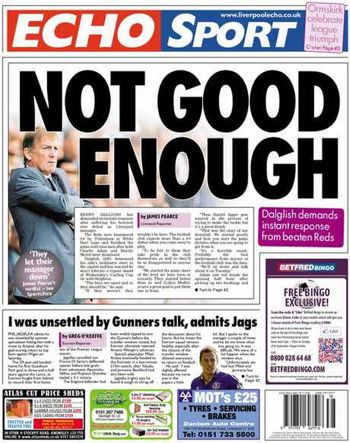 Liverpool Echo Backpage