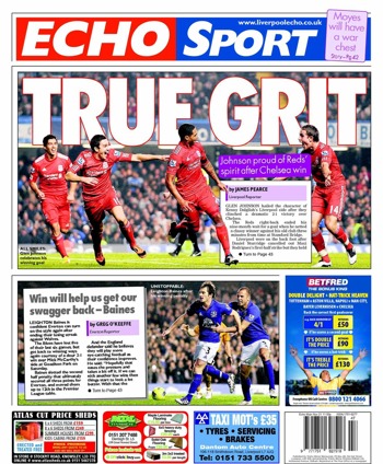 Liverpool Echo backpage