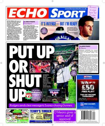 Liverpool Echo Backpage