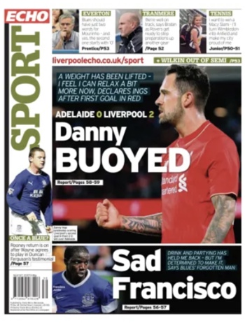 Liverpool Echo Backpage