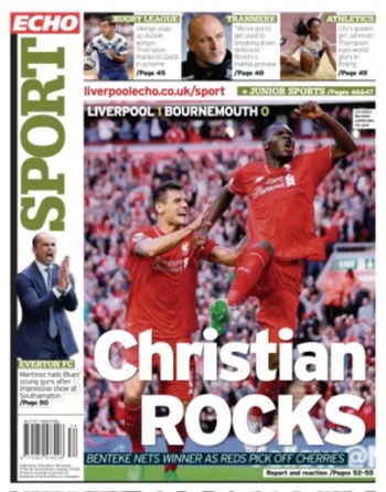 Liverpool Echo Backpage