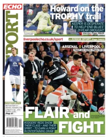 Liverpool Echo Backpage