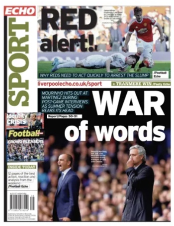 Liverpool Echo Backpage