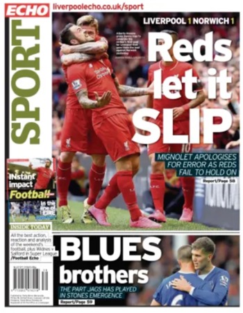 Liverpool Echo Backpage
