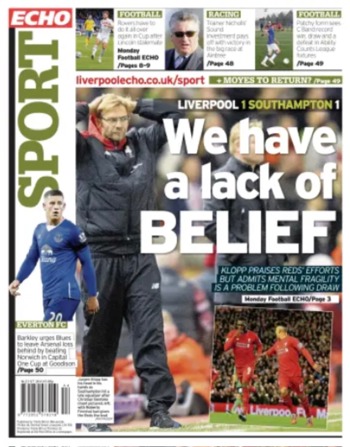 Liverpool Echo Backpage