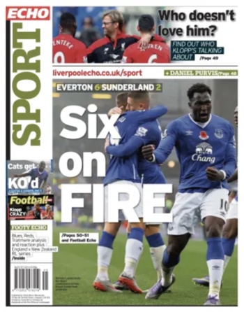 Liverpool Echo Backpage