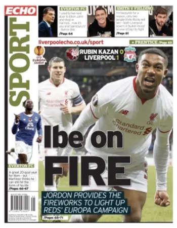 Liverpool Echo Backpage