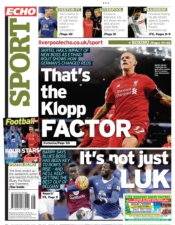 Liverpool Echo Backpage