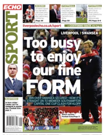 Liverpool Echo Backpage