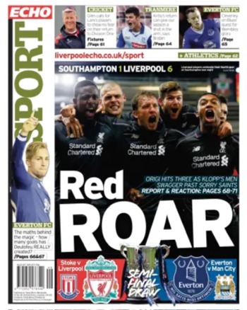 Liverpool Echo Backpage
