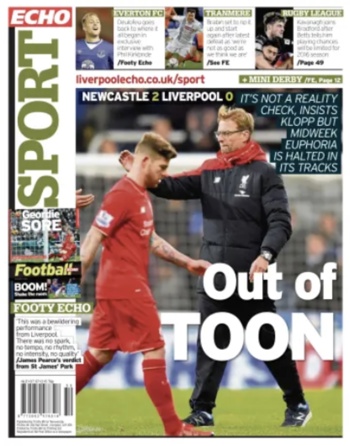 Liverpool Echo Backpage