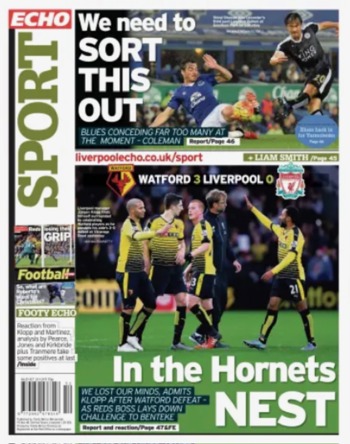 Liverpool Echo Backpage