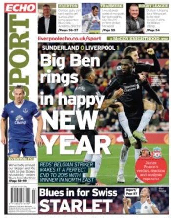 Liverpool Echo Backpage