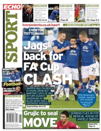 Liverpool Echo Backpage