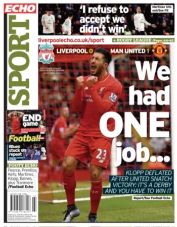 Liverpool Echo Backpage