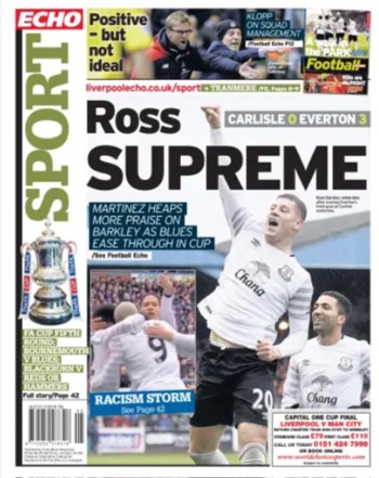 Liverpool Echo Backpage