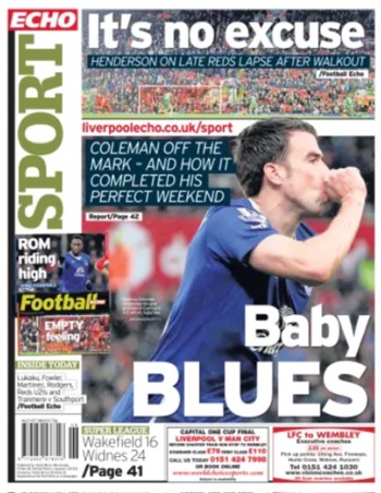 Liverpool Echo Backpage